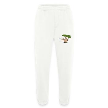 Dickes Pferd schrubbt seinen Po - Heavyweight Jogginghose - made by SPREAD  - OFF WHITE - Vorne