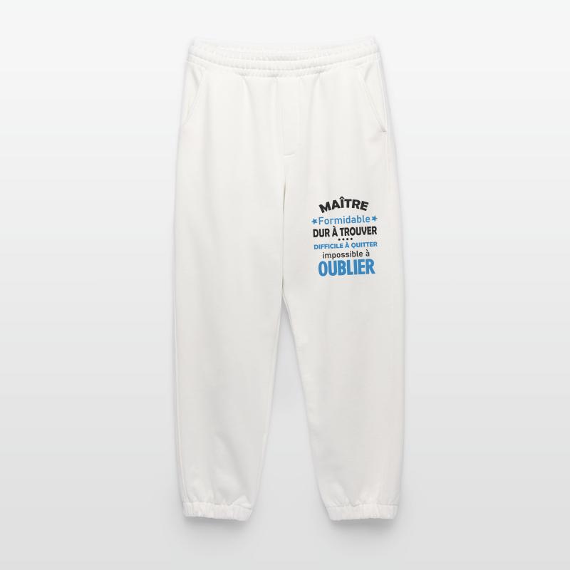 Maître formidable idée cadeau maître d'école Pantalon de jogging bio épais fabriqué en UE