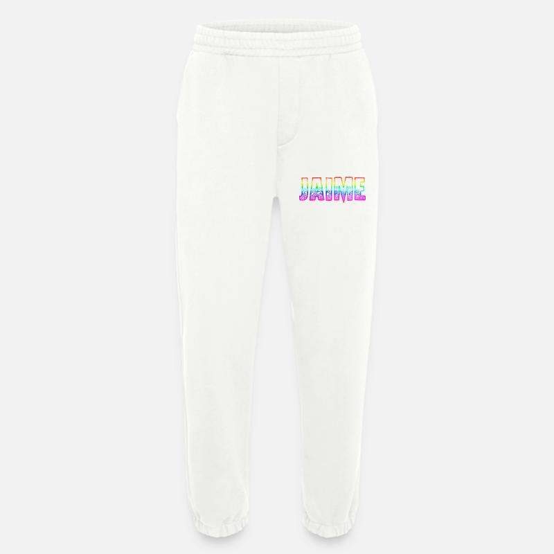 jaime rs regenbogen - Heavyweight Jogginghose - made by SPREAD  - OFF WHITE