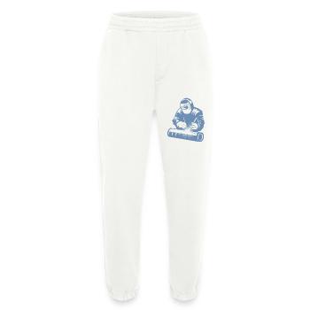 Welder silhouette during arc welding - Heavyweight Jogging Pants - made by SPREAD  - OFF WHITE - Front