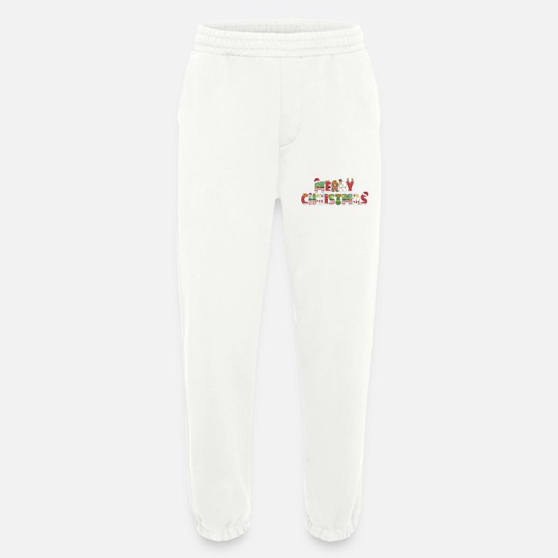 Merry Christmas - Heavyweight Jogginghose - made by SPREAD  - OFF WHITE