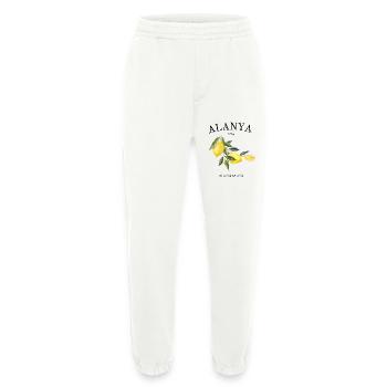 Alanya - Turkey - Turkish Riviera - Souvenir - Heavyweight Jogging Pants - made by SPREAD  - OFF WHITE - Front