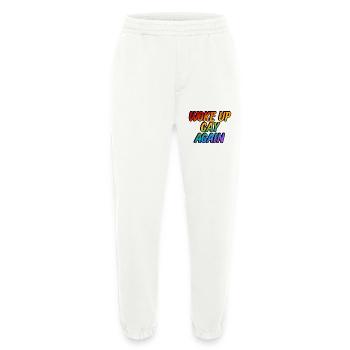 Woke up gay again - Heavyweight Jogging Pants - made by SPREAD  - OFF WHITE - Front