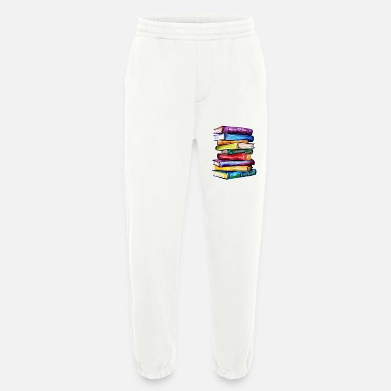 Die Kraft der Bücher - Heavyweight Jogginghose - made by SPREAD  - OFF WHITE