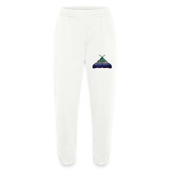 Papillon de la fierté gaie - Pantalon de jogging bio épais fabriqué en UE - OFF WHITE - Devant