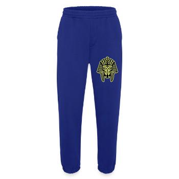 Crâne de pharaon - Pantalon de jogging bio épais fabriqué en UE - Iconic Blue - Devant