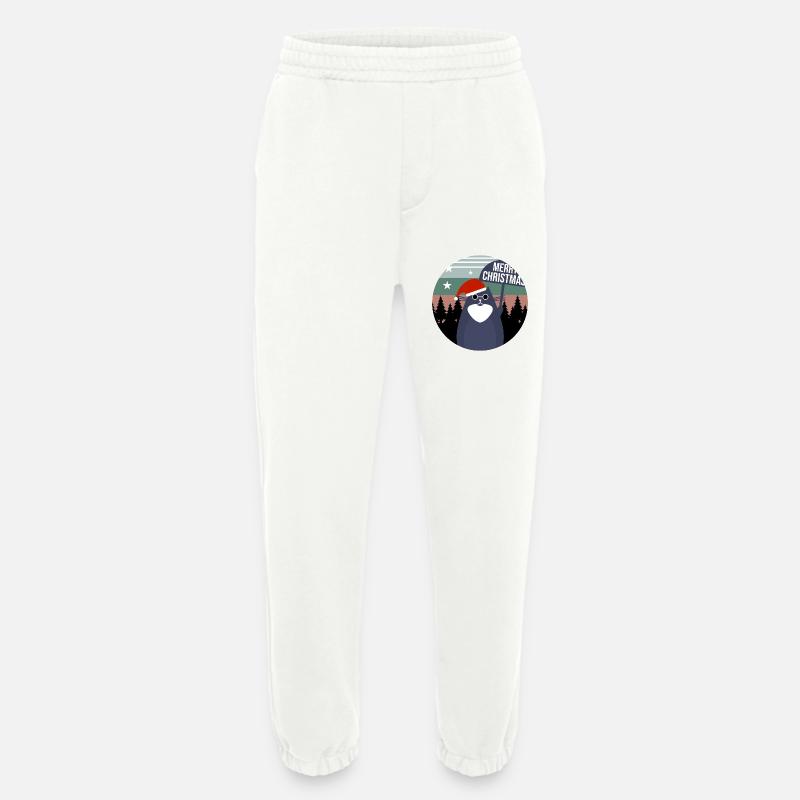 Katze Weihnachten Geschenkidee - Heavyweight Jogginghose - made by SPREAD  - OFF WHITE