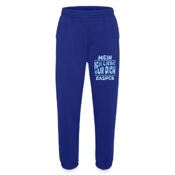 Man Casper - Heavyweight Jogging Pants - made by SPREAD  - Iconic Blue - Front