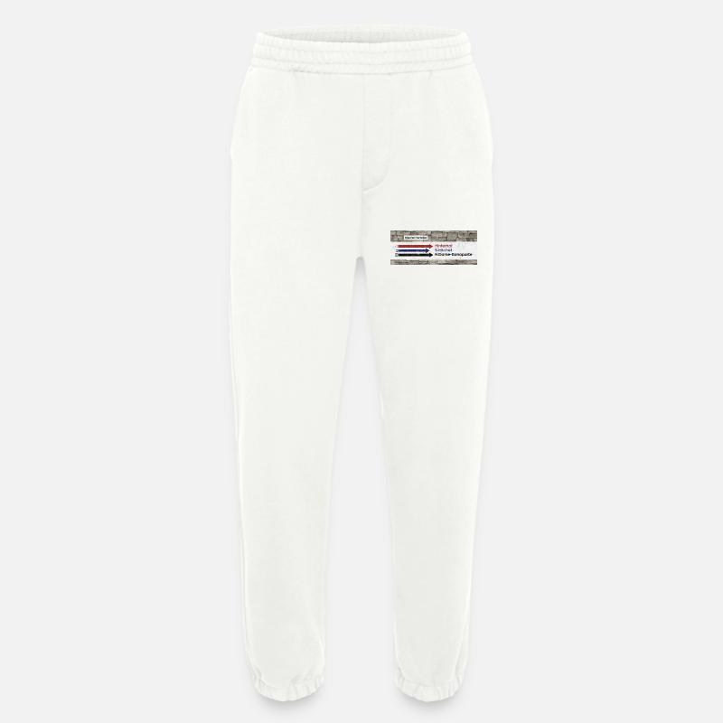 Catacombs Bunker Paris - Heavyweight Jogging Pants - made by SPREAD  - OFF WHITE