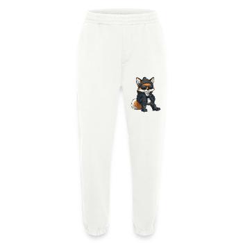 Renard d’hiver - Pantalon de jogging bio épais fabriqué en UE - OFF WHITE - Devant