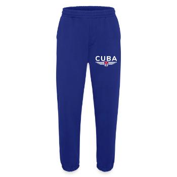 Stilvolles Kuba Design für Fans - Heavyweight Jogginghose - made by SPREAD  - Iconic Blue - Vorne