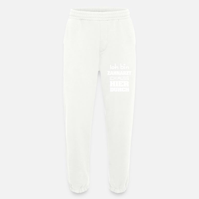 Gift for Dentist - Heavyweight Jogging Pants - made by SPREAD  - OFF WHITE