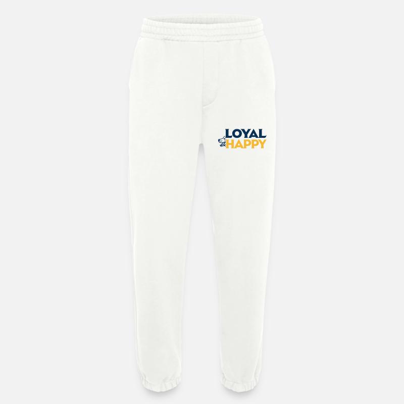Loyal Happy Dog Emblem - Heavyweight Jogginghose - made by SPREAD  - OFF WHITE