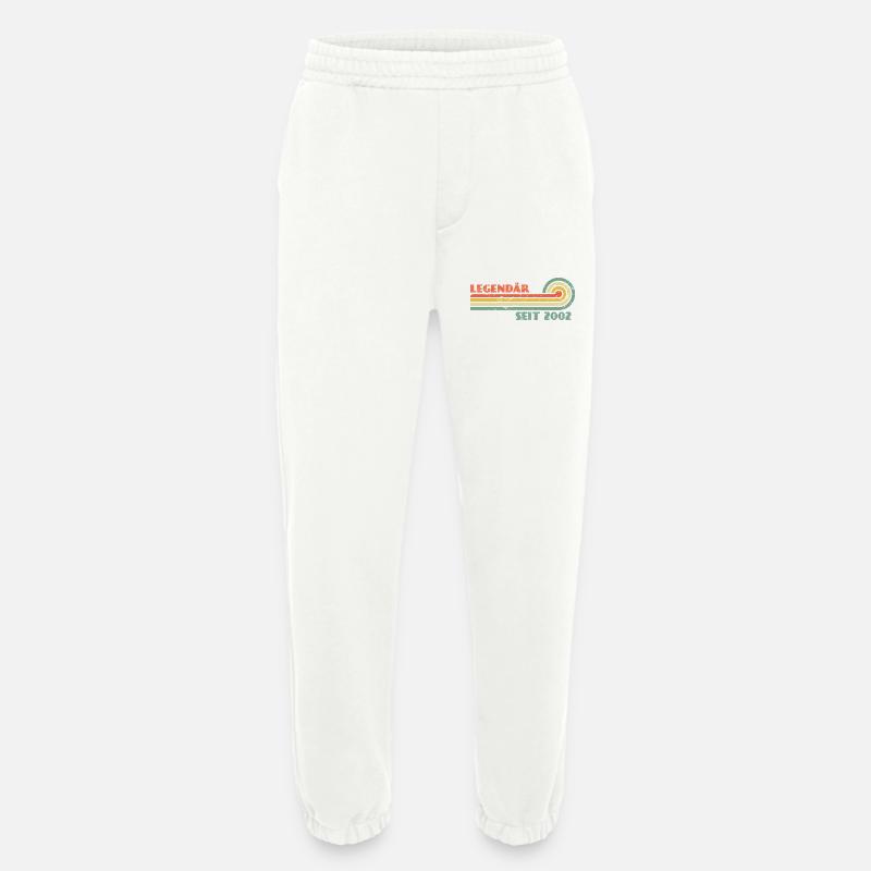 Legendär seit 2002 Retro Regenbogen - Heavyweight Jogginghose - made by SPREAD  - OFF WHITE