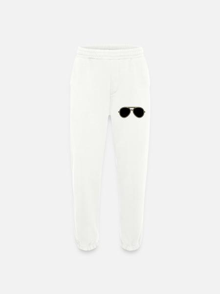 Iconic Gold & Black Aviator Goggles - Heavyweight Jogging Pants - made by SPREAD  - OFF WHITE