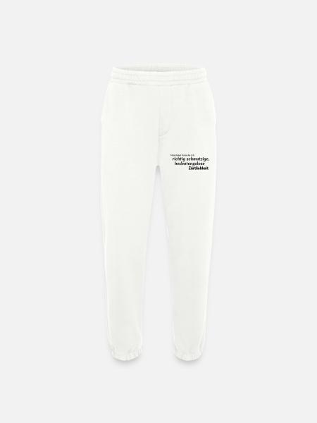 meaningless tenderness - Heavyweight Jogging Pants - made by SPREAD  - OFF WHITE
