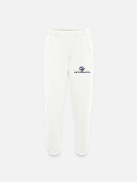 Mermaid at Heart Shell Emblem - Heavyweight Jogging Pants - made by SPREAD  - OFF WHITE
