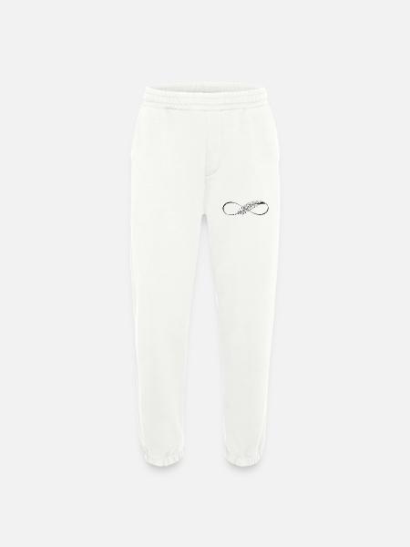 Cute Lines Infinity Spring - Heavyweight Jogging Pants - made by SPREAD  - OFF WHITE