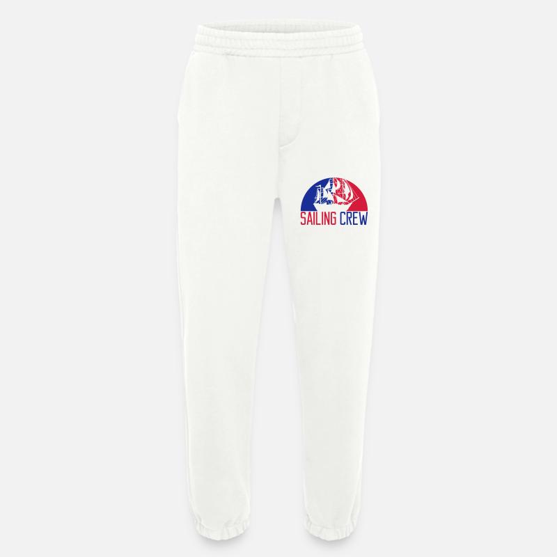 Sailing Crew Segelschiff - Heavyweight Jogginghose - made by SPREAD  - OFF WHITE