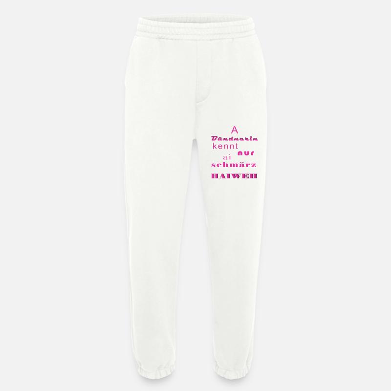 bündnerin - Heavyweight Jogginghose - made by SPREAD  - OFF WHITE