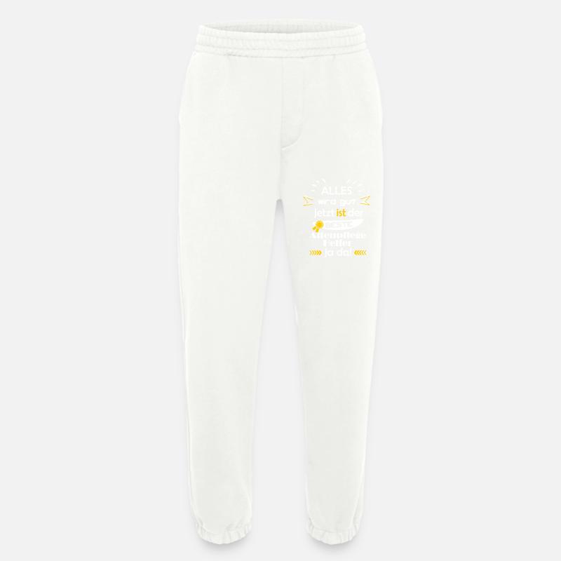 Alles wird gut Berufe Altenpflegehelfer - Heavyweight Jogginghose - made by SPREAD  - OFF WHITE