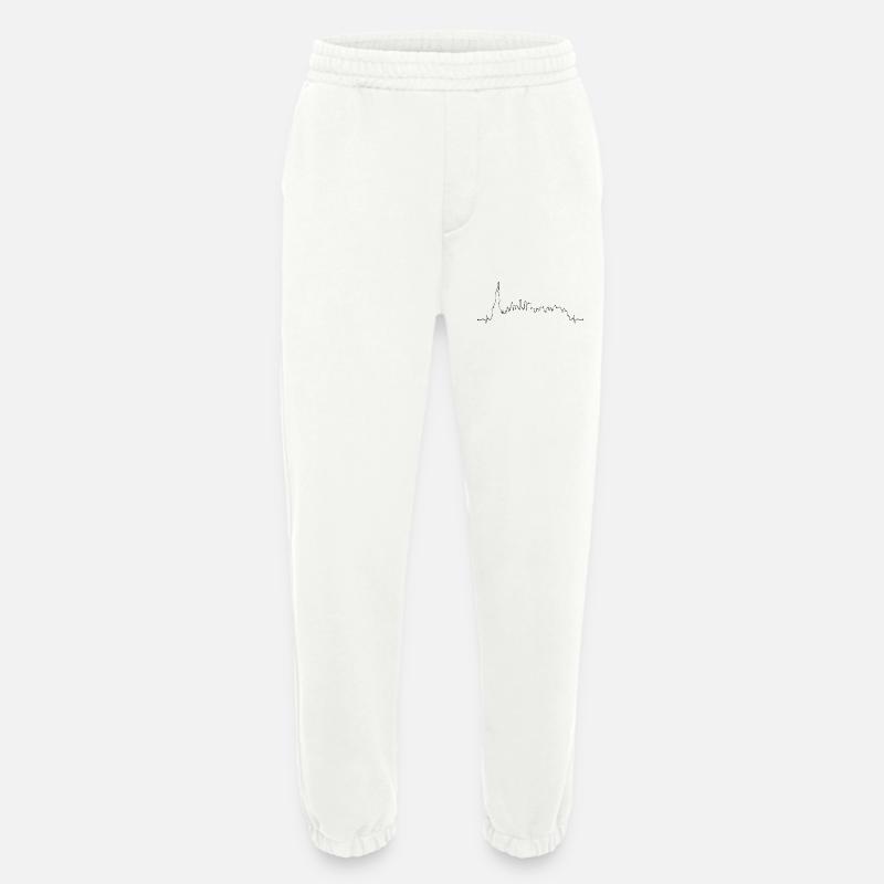 design_missing_request - Pantalon de jogging bio épais fabriqué en UE - OFF WHITE
