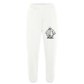 zu groß,das XXL Lebensgefühl - Heavyweight Jogginghose - made by SPREAD  - OFF WHITE - Vorne
