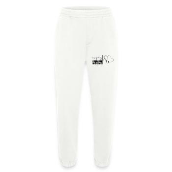 TEAM Lithuanian Hound Hunde Jagd Bracke Wilsigns - Heavyweight Jogginghose - made by SPREAD  - OFF WHITE - Vorne