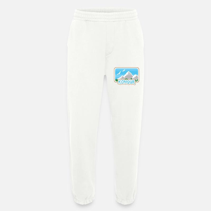 Congur - Pantalon de jogging bio épais fabriqué en UE - OFF WHITE