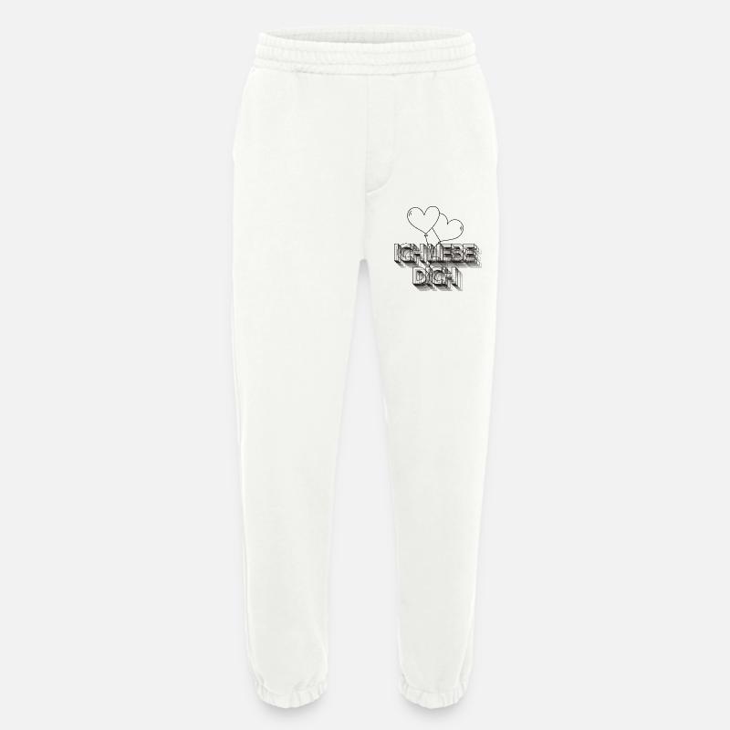 Ich liebe Dich - Heavyweight Jogginghose - made by SPREAD  - OFF WHITE