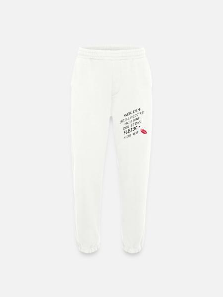 Fleisch nicht wert - Heavyweight Jogginghose - made by SPREAD  - OFF WHITE