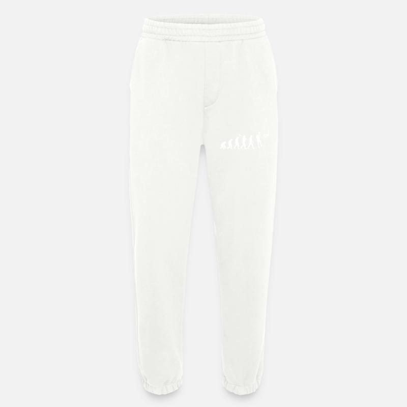 Basket évolution - Pantalon de jogging bio épais fabriqué en UE - OFF WHITE