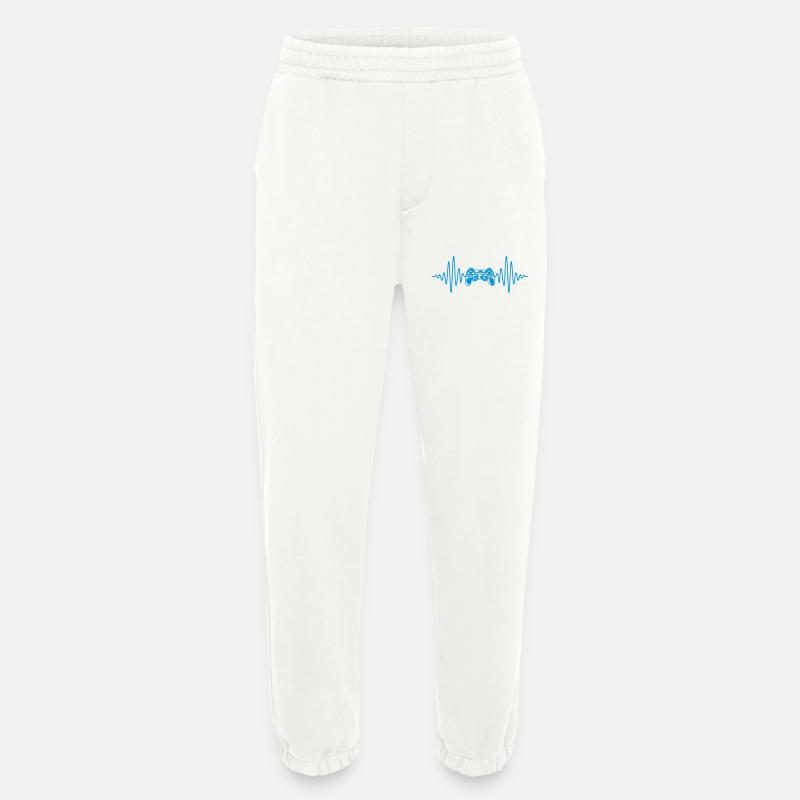Frequency Console Retro Controller - Heavyweight Jogging Pants - made by SPREAD  - OFF WHITE