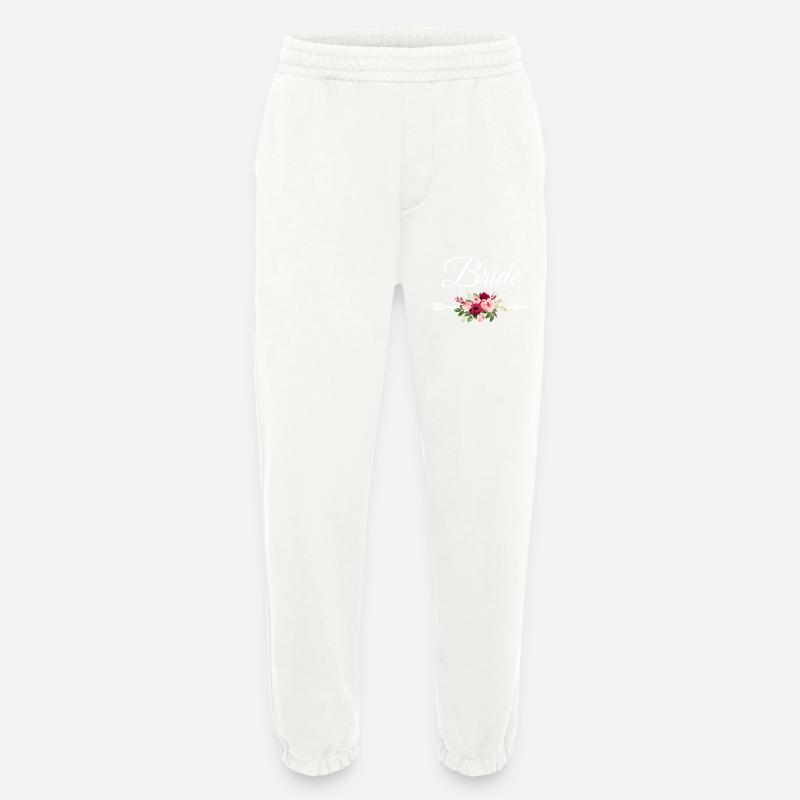 Braut Pfeil Blumenstrauß - Heavyweight Jogginghose - made by SPREAD  - OFF WHITE