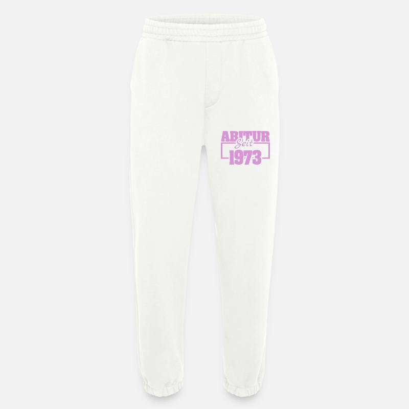Abi 1973 - Heavyweight Jogginghose - made by SPREAD  - OFF WHITE
