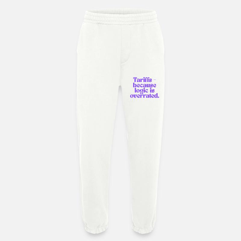 Zölle – weil Logik überbewertet wird! - Heavyweight Jogginghose - made by SPREAD  - OFF WHITE