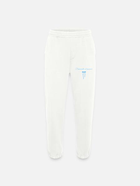 Blue Bow Bridesmaid - Heavyweight Jogging Pants - made by SPREAD  - OFF WHITE