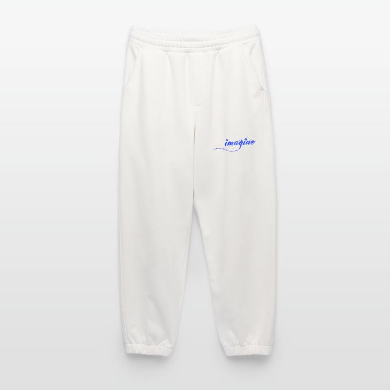 Imagine Blaue Farbklecks Script Heavyweight Jogginghose - made by SPREAD 