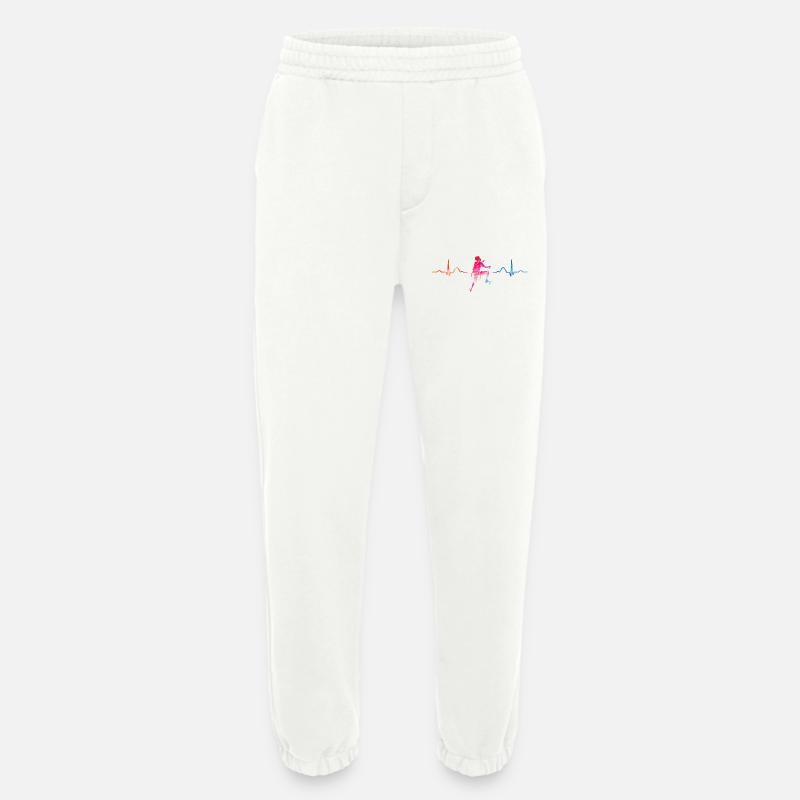 Boulderer Herzschlag Boulder Bouldern - Heavyweight Jogginghose - made by SPREAD  - OFF WHITE