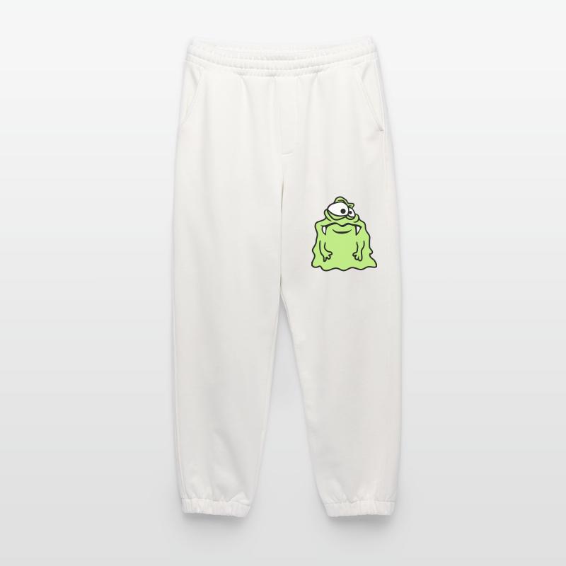 glibber mucus disgusting slimy face head mons Heavyweight Jogging Pants - made by SPREAD 
