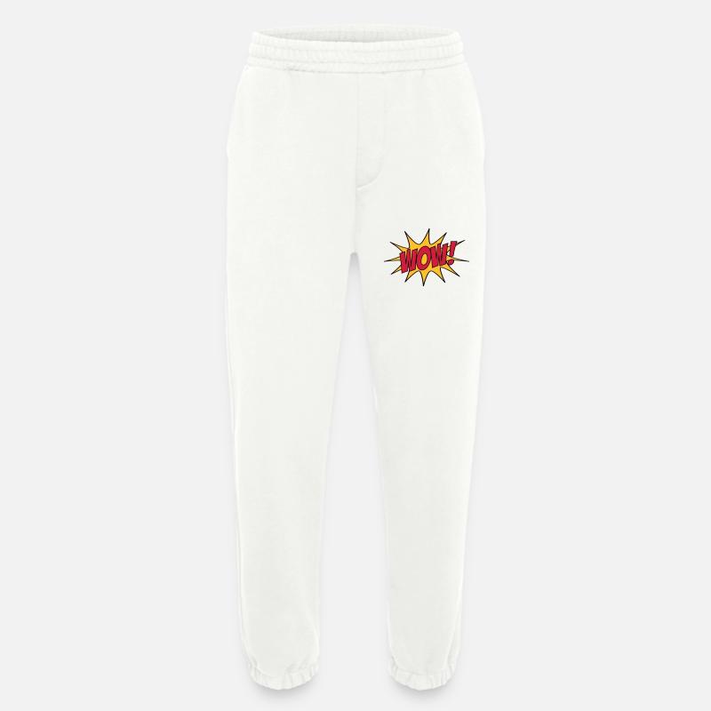 WOW! - Heavyweight Jogginghose - made by SPREAD  - OFF WHITE
