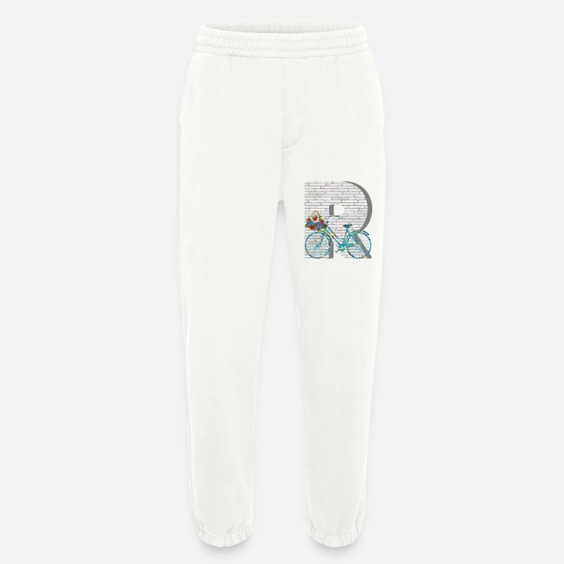 bicycle e 100 r - Heavyweight Jogging Pants - made by SPREAD  - OFF WHITE