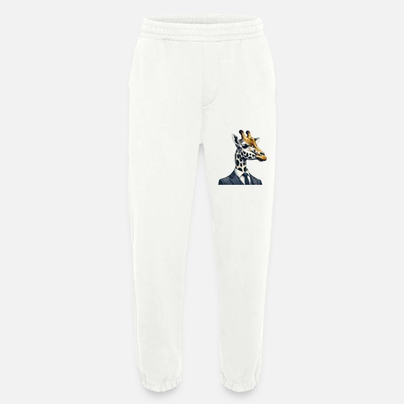 Giraffe - Heavyweight Jogginghose - made by SPREAD  - OFF WHITE