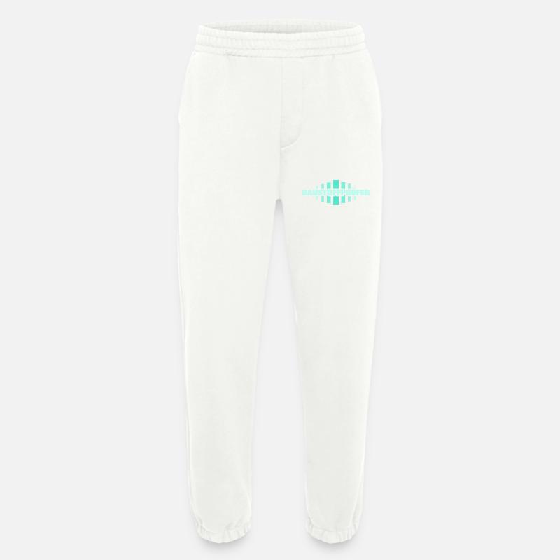 Occupation: Building materials tester - Heavyweight Jogging Pants - made by SPREAD - OFF WHITE