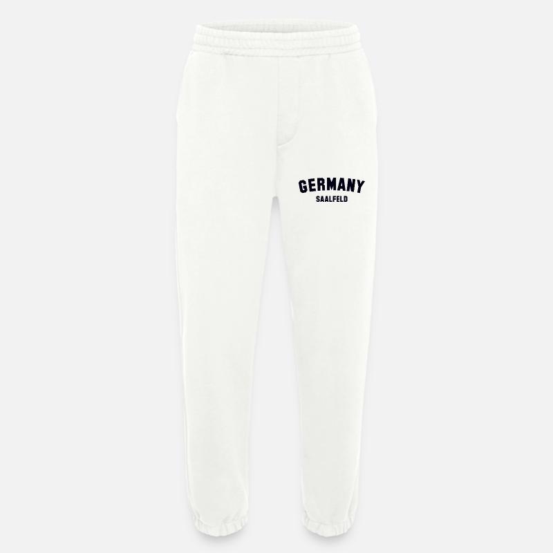 SAALFELD Germany - Heavyweight Jogginghose - made by SPREAD  - OFF WHITE