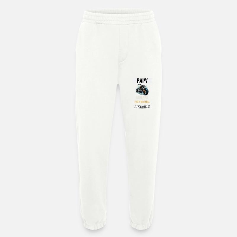 Opa Biker Stoff Witz - Heavyweight Jogginghose - made by SPREAD  - OFF WHITE