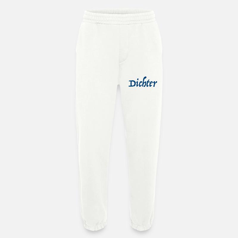 Poet Poem Writer - Heavyweight Jogging Pants - made by SPREAD  - OFF WHITE