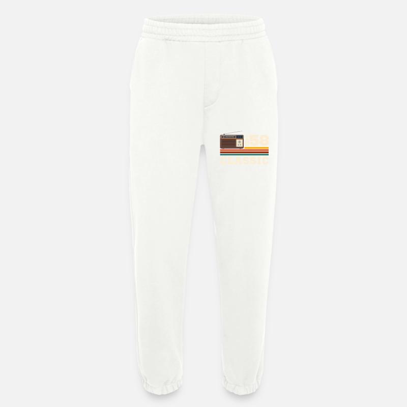 Jubiläum 1958 Retro-Klassiker - Heavyweight Jogginghose - made by SPREAD  - OFF WHITE