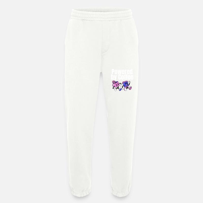 Powered by Coffee - Heavyweight Jogginghose - made by SPREAD  - OFF WHITE