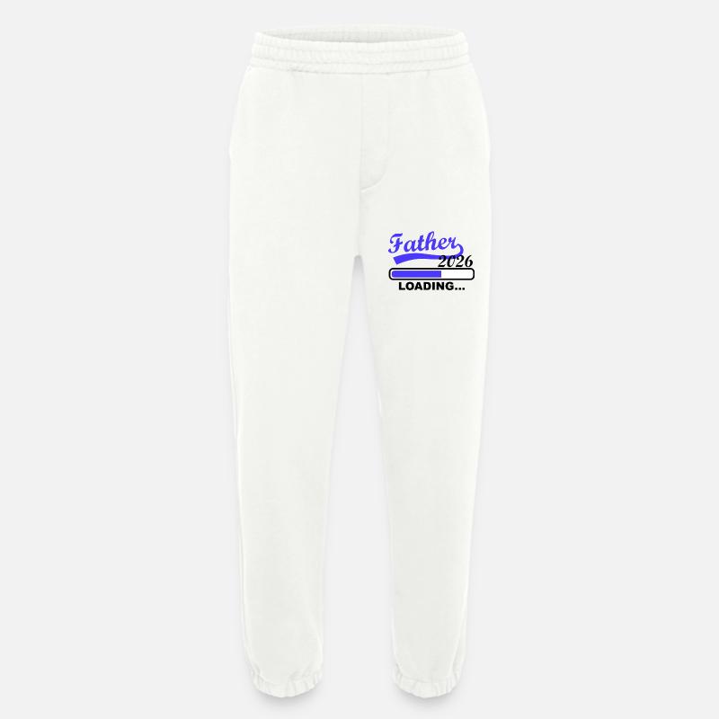 Father 2026 Loading Loading - Heavyweight Jogging Pants - made by SPREAD  - OFF WHITE